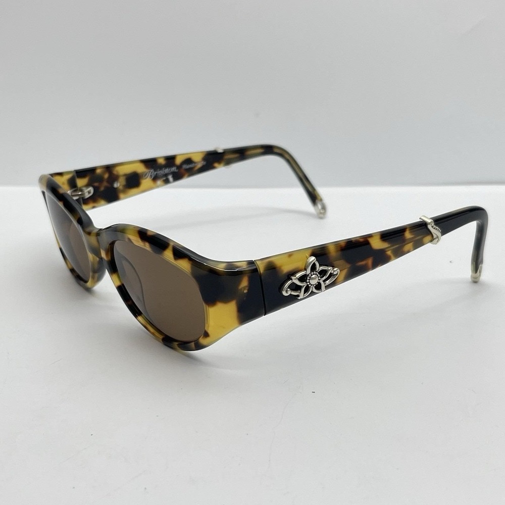Vintage Brighton Duke Of Earl Dark Havana Tortoise Shell Handmade Sunglasses - Picture 7 of 16
